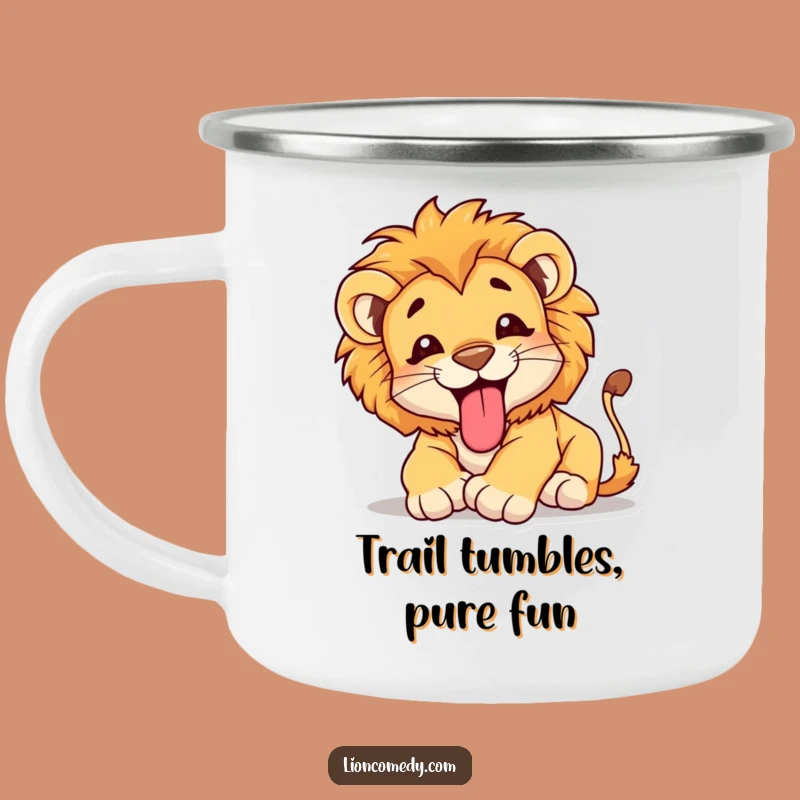 Funny Lion Cub Tumble Camping Mug - Durable & Cute Cub Cup, Perfect Gift