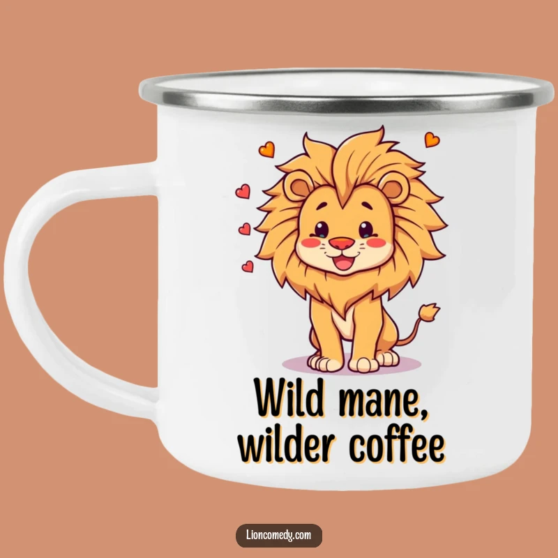 Funny Lion Mane Juggler Camping Mug - Durable & Humorous Proud Leo Cup, Gift