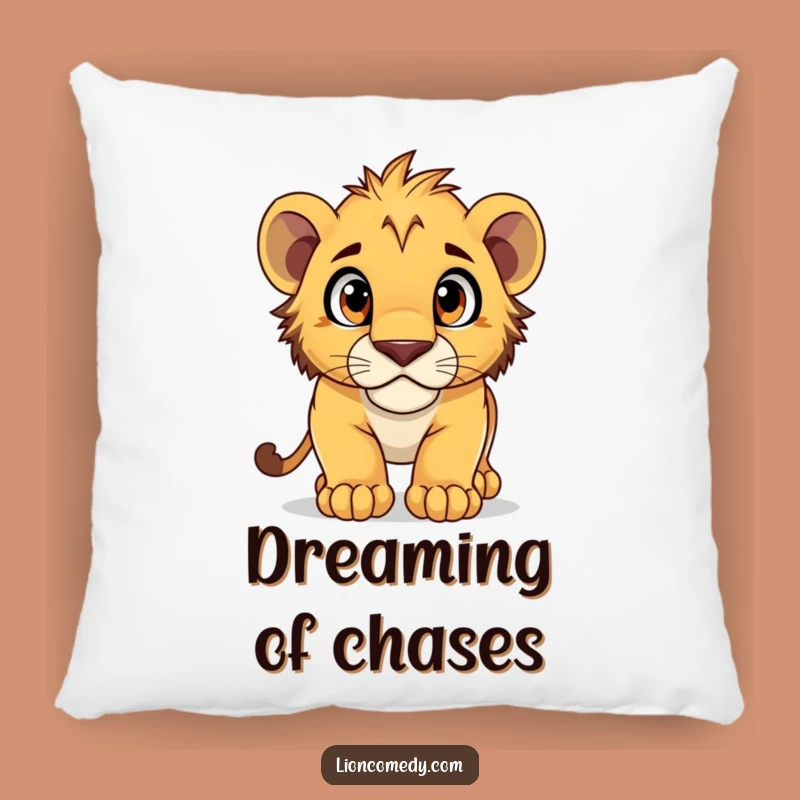 Soft Funny Lion Cub Pouncing Pillow - Cozy Curious Baby Animal Decor Gift