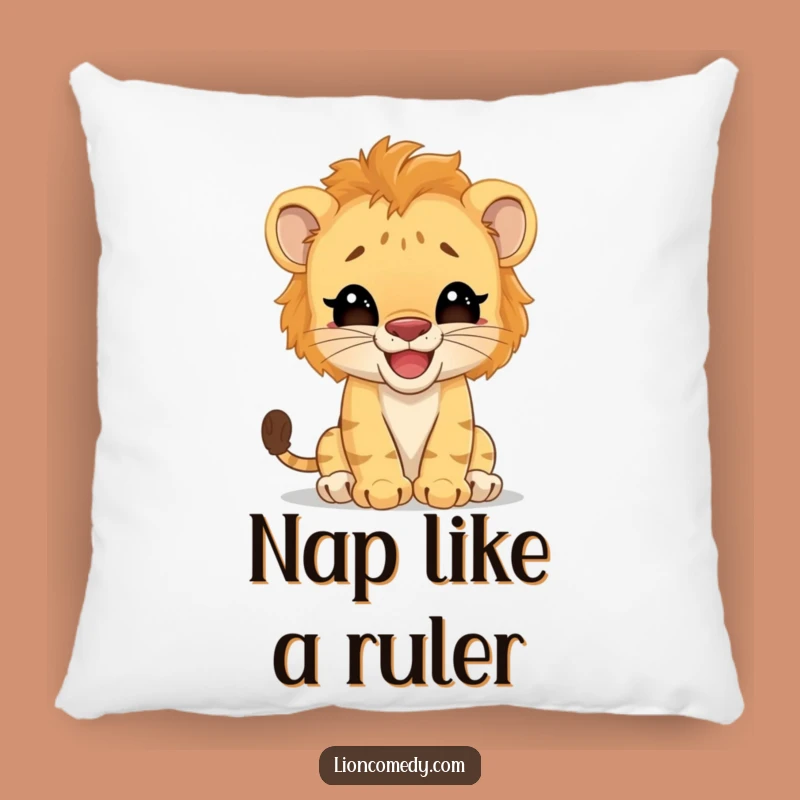 Funny Lion Cub Pillow: Snuggle with a Giggling Pretender, The Sweetest Comfy Funny Gift!