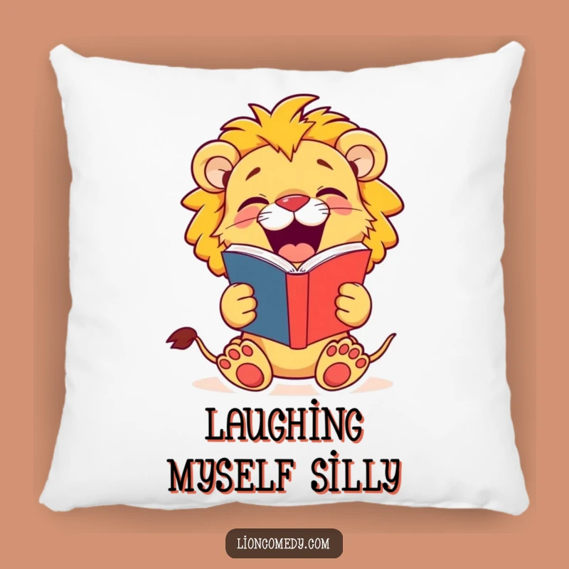 Funny Jovial Lion Cub Pillow - Soft & Cozy, Hilarious Accent, Perfect Gift