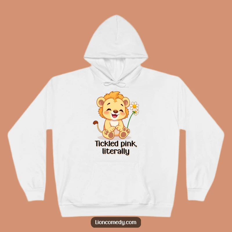 Funny Delighted Lion Cub Hoodie - Cozy Comfort, Sweet Design, Perfect Present