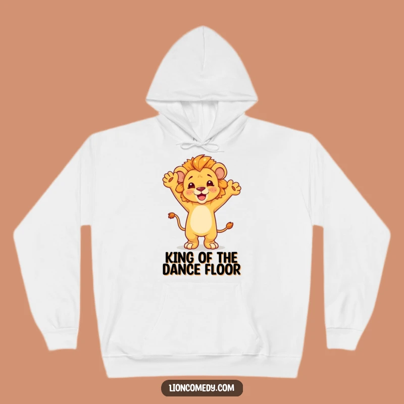 Funny Lion Cub Celebration Hoodie - Cozy and Hilarious Party Animal Gear