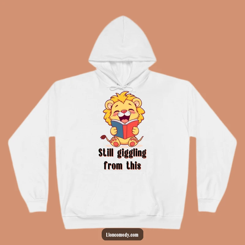 Funny Jovial Lion Cub Hoodie - Cozy & Comfy, Hilarious Design, Perfect Present