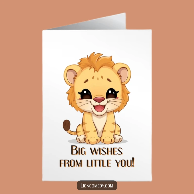 Free Printable Lion Cub Birthday Card: Roaring Fun for Kids