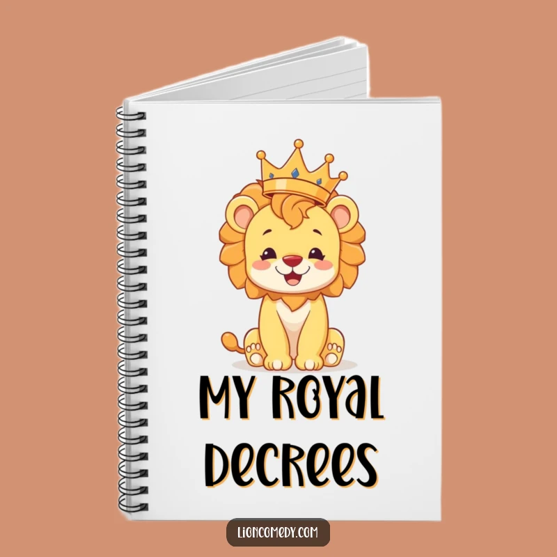 Funny Lion Cub Notebook: Jot Down Royal Decrees