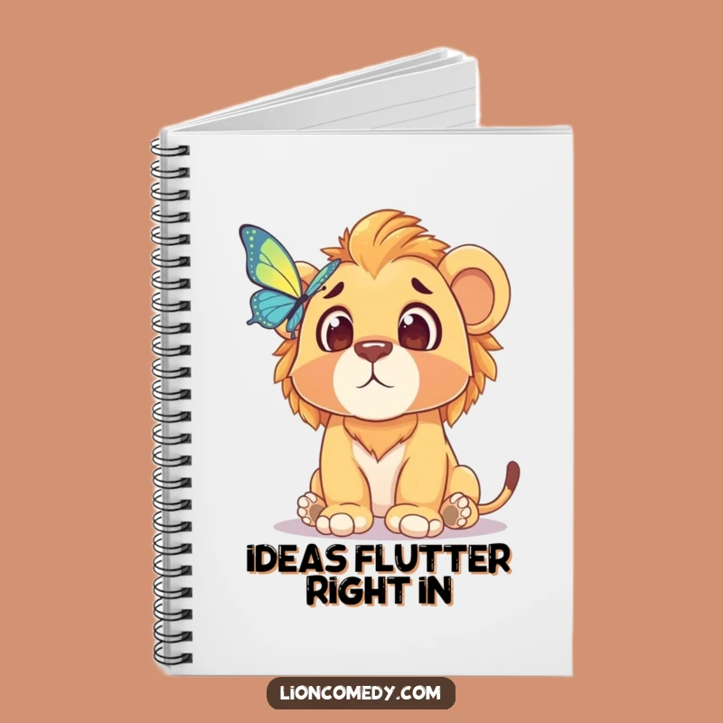 Funny Lion Cub Surprise Notebook: Jot Down Thoughts with a Shocked Cub
