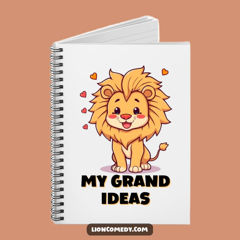 Funny Lion Mane Juggler Notebook - Proud Leo Journal, Hilarious Gift for Writers