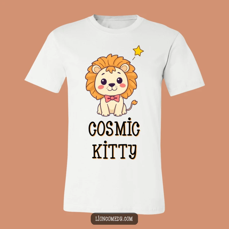 Funny Kawaii Lion Star Surprise T-Shirt, The Ultimate Humorous Gift for All