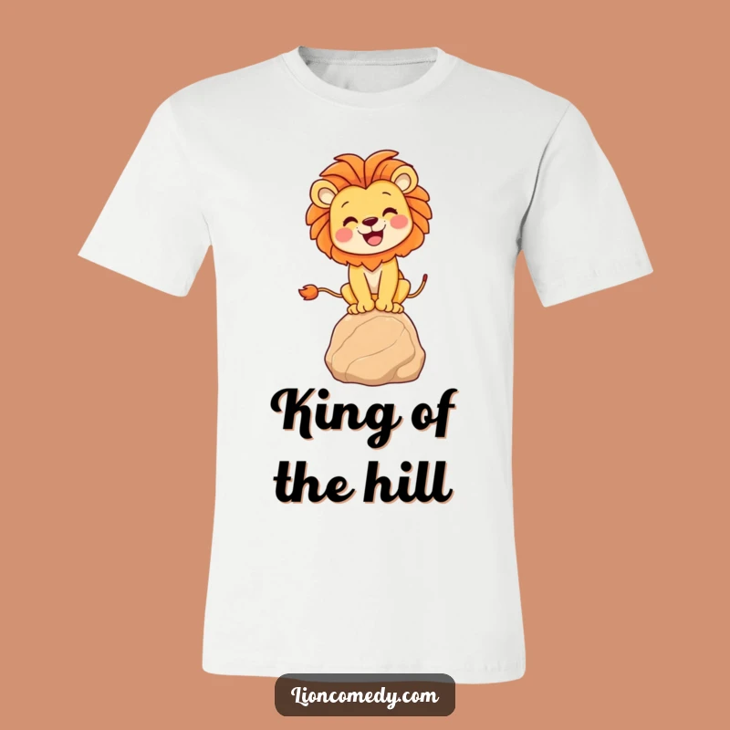 Funny Lion Balance T-Shirt: Hilarious Tee for a Joyful, Adventurous Spirit