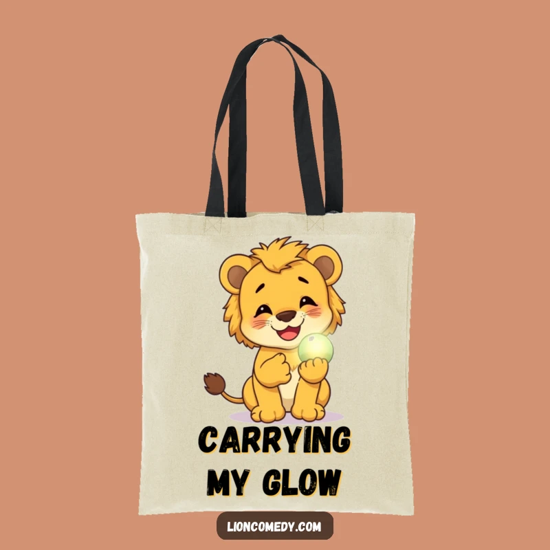 Funny Giggling Cub Tote Bag: Carry Magic and Giggles