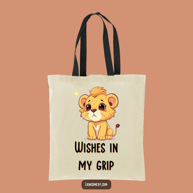 Funny Lion Cub Tote Bag: Carry Your Dreams and Essentials